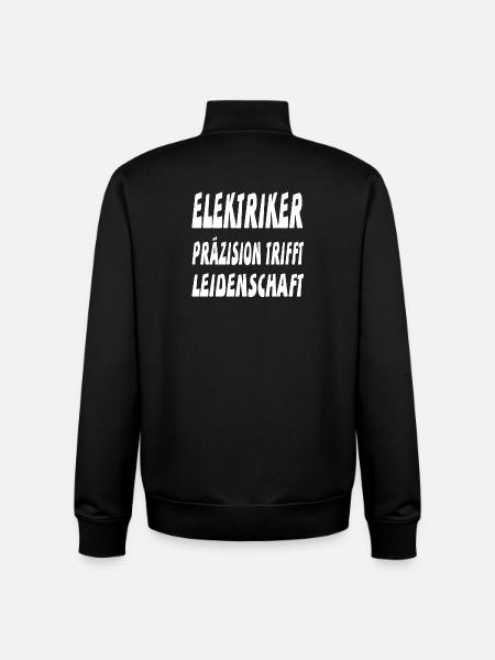 Elektriker - Unisex Organic Zip Sweatshirt von Stanley/Stella - Schwarz