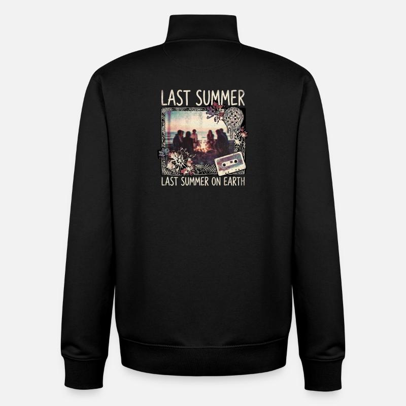 Last Buzzer - Unisex Organic Zip Sweatshirt by Stanley/Stella - black