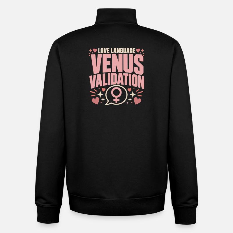 Venus-zeichen Venus-astrologie - Unisex Organic Zip Sweatshirt von Stanley/Stella - Schwarz