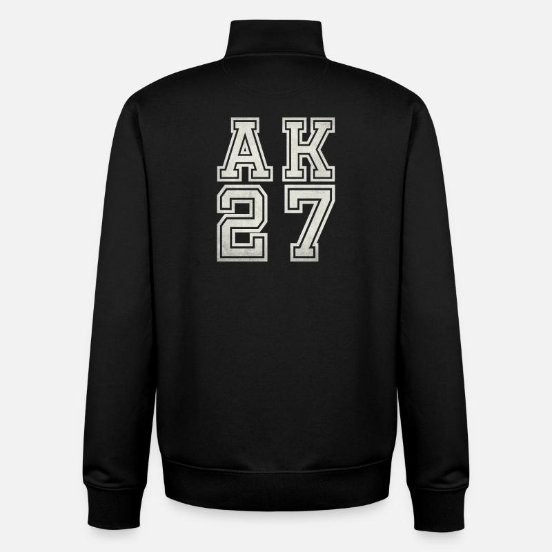 AK 27 - Unisex Organic Zip Sweatshirt by Stanley/Stella - black