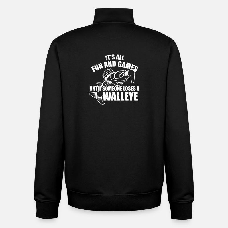 Zander-Angel-Witz-Tee - Unisex Organic Zip Sweatshirt von Stanley/Stella - Schwarz