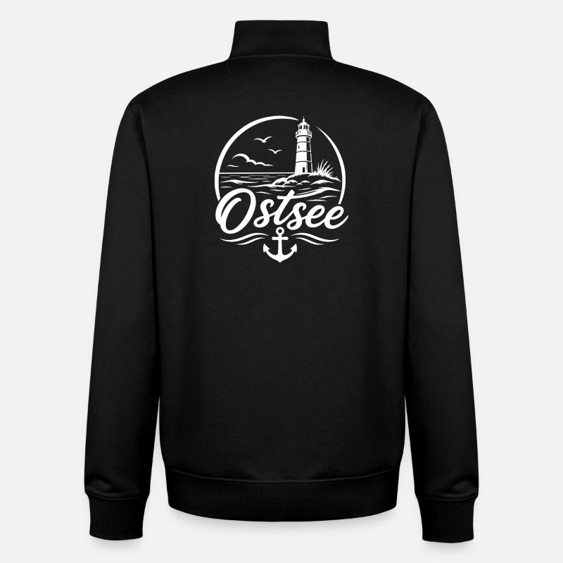 Ostsee - Unisex Organic Zip Sweatshirt von Stanley/Stella - Schwarz