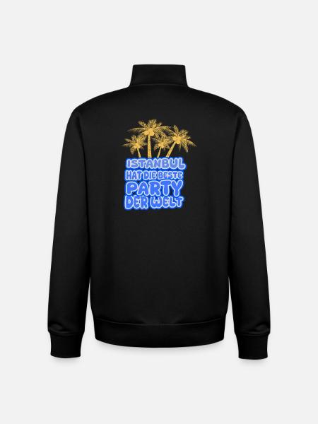 Urlaubsregion Istanbul - Unisex Organic Zip Sweatshirt von Stanley/Stella - Schwarz