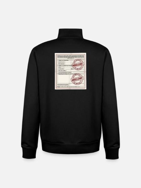 Antrag auf Kaffeepause - Unisex Organic Zip Sweatshirt von Stanley/Stella - Schwarz