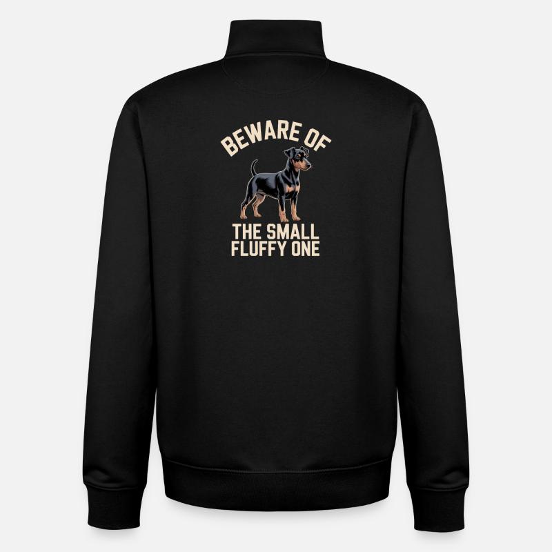 Manchester Terrier Hund Geschenke - Unisex Organic Zip Sweatshirt von Stanley/Stella - Schwarz