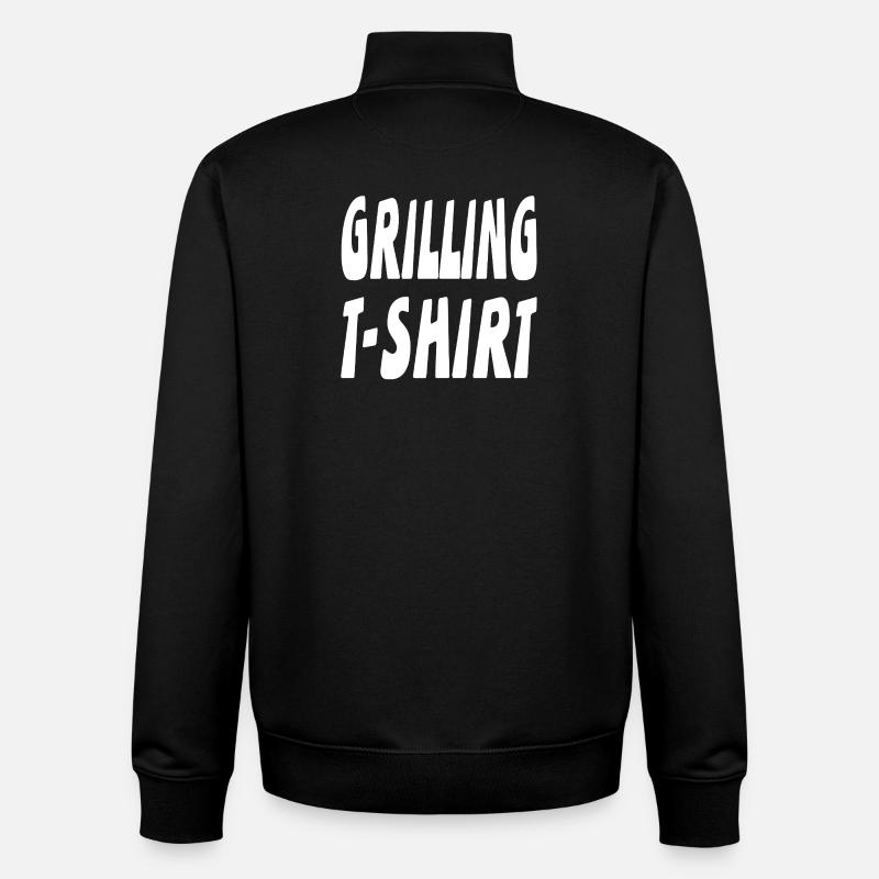 Griller - Sweat zippé unisexe en coton bio Stanley/Stella - noir
