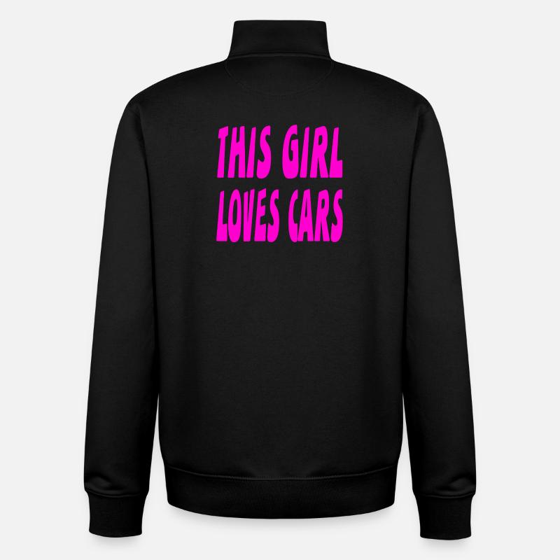 Car - Unisex Organic Zip Sweatshirt by Stanley/Stella - black