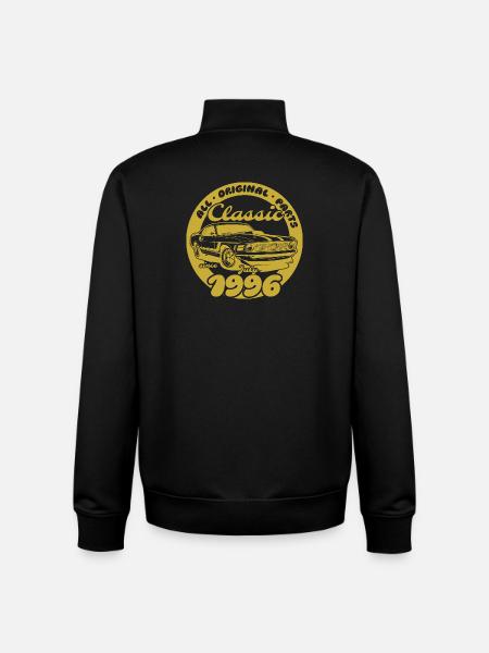 30th Birthday - Classic Musclecar 07/1996 - Unisex Organic Zip Sweatshirt by Stanley/Stella - black