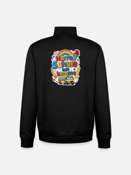 Schulkind 2026 Einschulung 2026 Schulanfang - Unisex Organic Zip Sweatshirt von Stanley/Stella - Schwarz