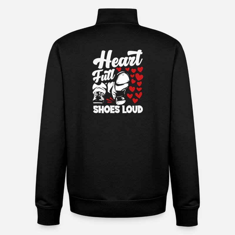 Stepptänzer, Steppschuhe, Tap Dance - Unisex Organic Zip Sweatshirt von Stanley/Stella - Schwarz