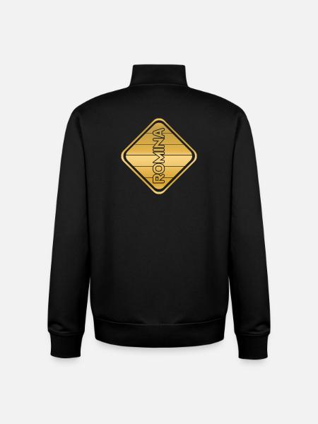 Romina als Ehefrau - Unisex Organic Zip Sweatshirt von Stanley/Stella - Schwarz