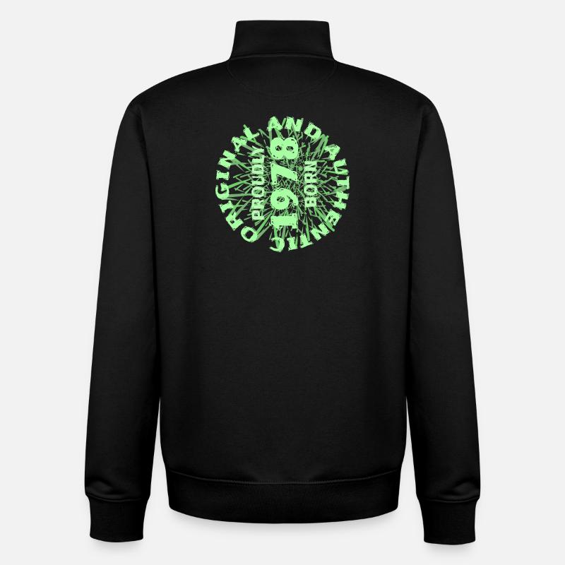 1978 - Sweat zippé unisexe en coton bio Stanley/Stella - noir