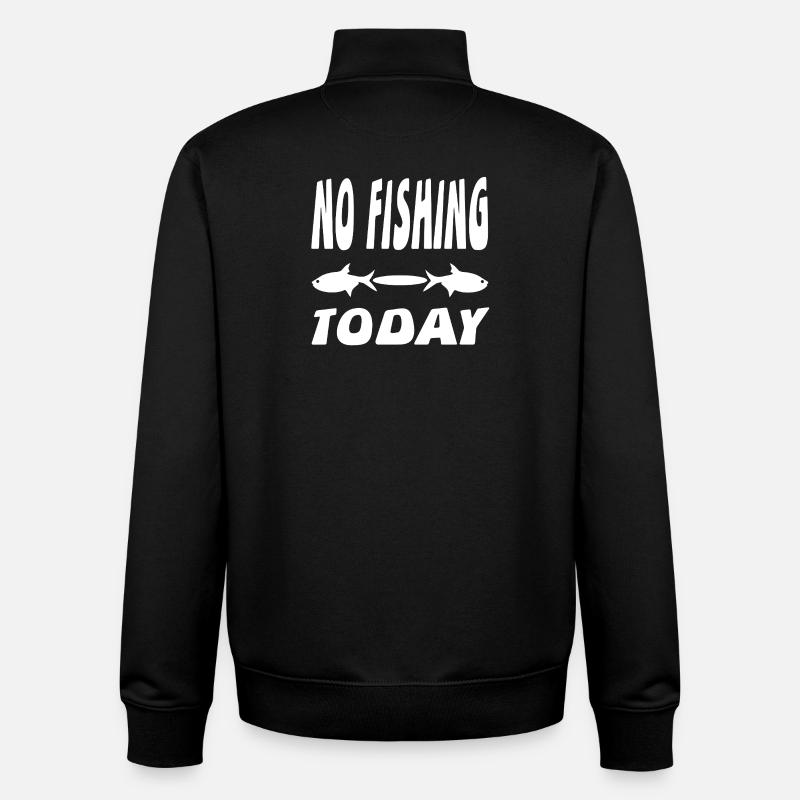 Angling - Unisex Organic Zip Sweatshirt by Stanley/Stella - black