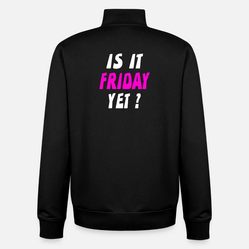 Friday - Unisex Organic Zip Sweatshirt by Stanley/Stella - black