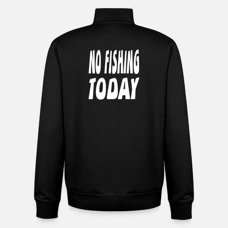 Angling - Unisex Organic Zip Sweatshirt by Stanley/Stella - black