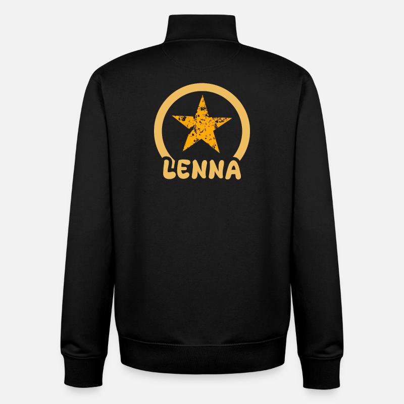 Lenna - Sweat zippé unisexe en coton bio Stanley/Stella - noir