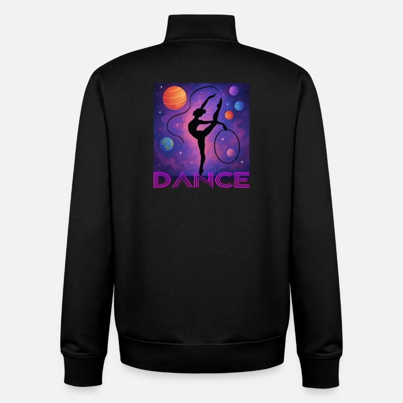 Danser - Sweat zippé unisexe en coton bio Stanley/Stella - noir