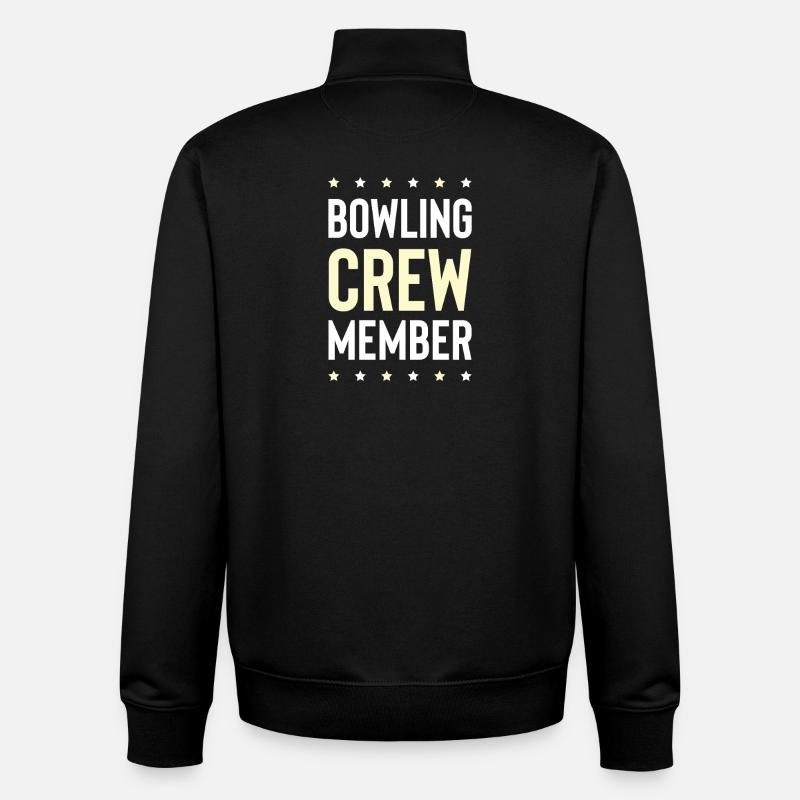 Bowling Crew - Unisex Organic Zip Sweatshirt by Stanley/Stella - black