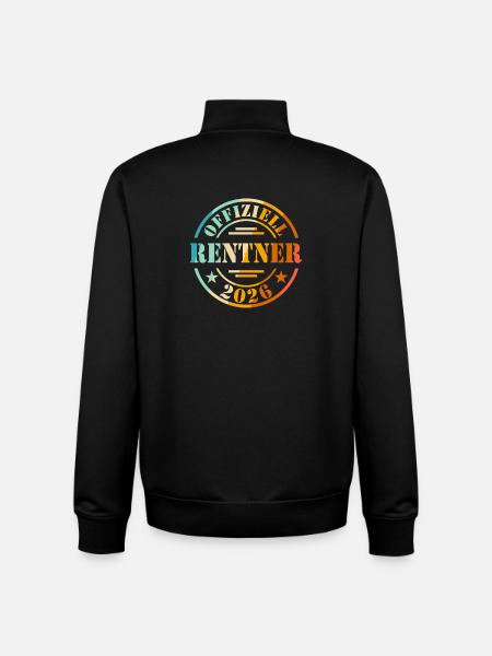 Rente - Unisex Organic Zip Sweatshirt von Stanley/Stella - Schwarz