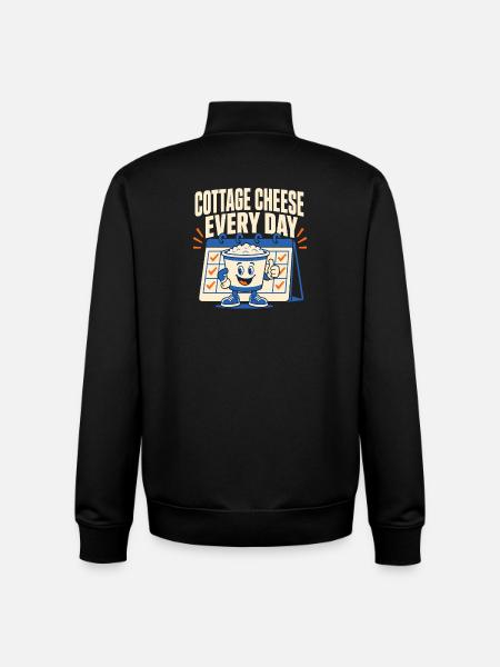 High-protein snack gift for foodies - Unisex Organic Zip Sweatshirt by Stanley/Stella - black