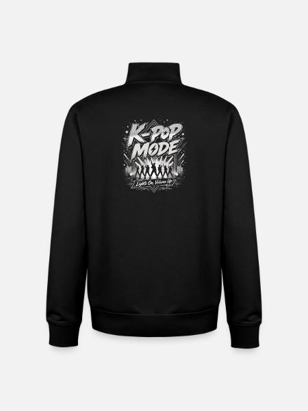 K-Pop Mode Konzert Motiv - Unisex Organic Zip Sweatshirt von Stanley/Stella - Schwarz