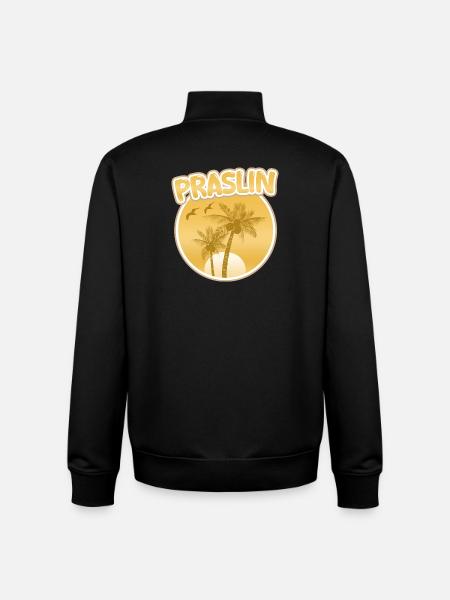 Geschenk für Praslin - Unisex Organic Zip Sweatshirt von Stanley/Stella - Schwarz