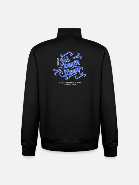 Obachd! - Bis Enner Flennt - Unisex Organic Zip Sweatshirt von Stanley/Stella - Schwarz