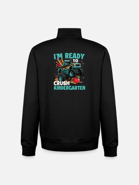 Bereit, Kindergarten-Pre-K-Absolvent zu meistern - Unisex Organic Zip Sweatshirt von Stanley/Stella - Schwarz