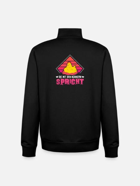 Hühnerflüsterer Huhn Hühnerhalter Hühner - Unisex Organic Zip Sweatshirt von Stanley/Stella - Schwarz