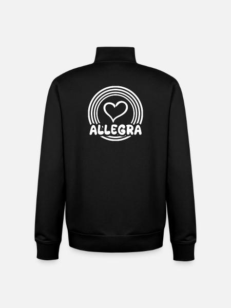 Geschenk für Allegra - Unisex Organic Zip Sweatshirt von Stanley/Stella - Schwarz