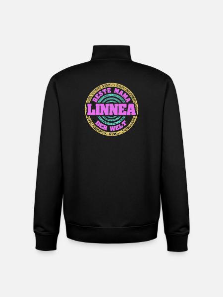 Gift for Linnea - Unisex Organic Zip Sweatshirt by Stanley/Stella - black
