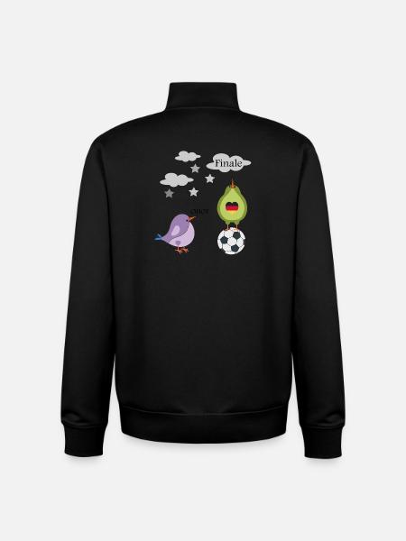 Soccer - Unisex Organic Zip Sweatshirt by Stanley/Stella - black