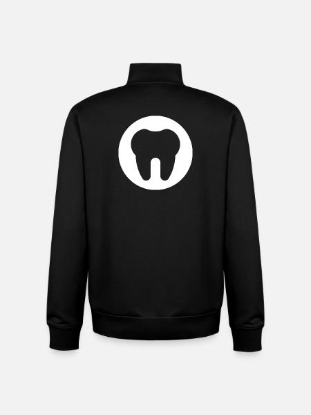 Tooth, Dentist, Dental Practice - Unisex Organic Zip Sweatshirt by Stanley/Stella - black