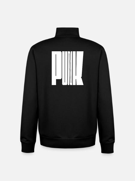 Punk Bold Letters - Unisex Organic Zip Sweatshirt von Stanley/Stella - Schwarz