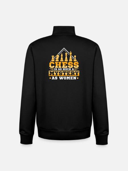 Échiquier des joueurs d’échecs - Sweat zippé unisexe en coton bio Stanley/Stella - noir
