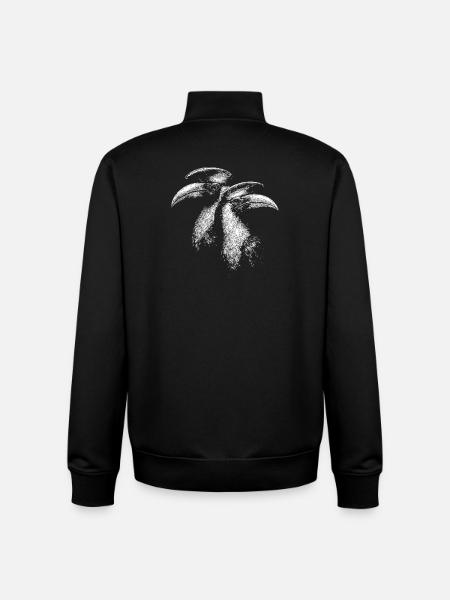 Calaos - Sweat zippé unisexe en coton bio Stanley/Stella - noir