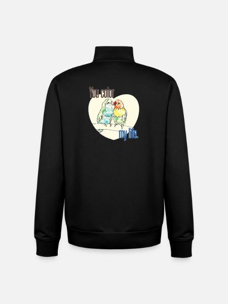 Rosenkopfchen - Unisex Organic Zip Sweatshirt von Stanley/Stella - Schwarz