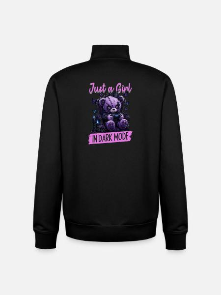Pastel Goth Soft Goth Gaming Gamer - Sweat zippé unisexe en coton bio Stanley/Stella - noir