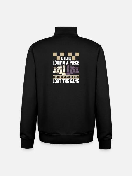 Chess Chess Player Chessboard - Unisex Organic Zip Sweatshirt by Stanley/Stella - black