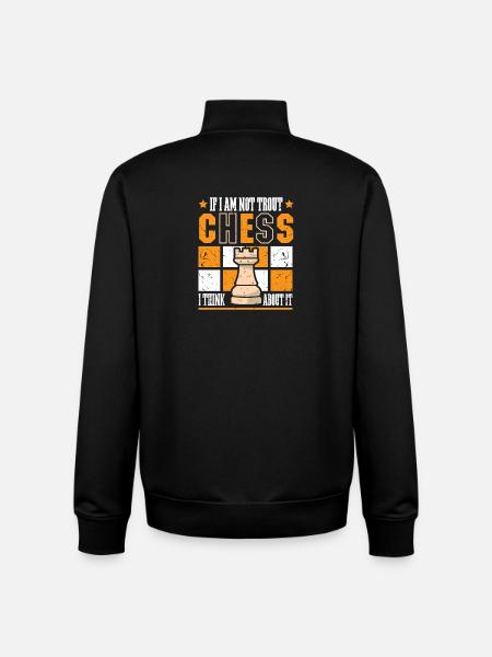 Chess Chess Player Chessboard - Unisex Organic Zip Sweatshirt by Stanley/Stella - black