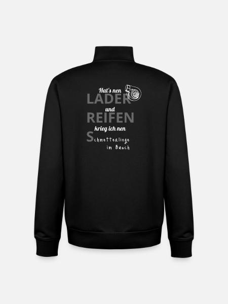 Lader und Reifen - Unisex Organic Zip Sweatshirt von Stanley/Stella - Schwarz