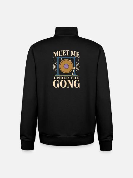 Klangbad Klangheilung Klangschale Geschenk - Unisex Organic Zip Sweatshirt von Stanley/Stella - Schwarz