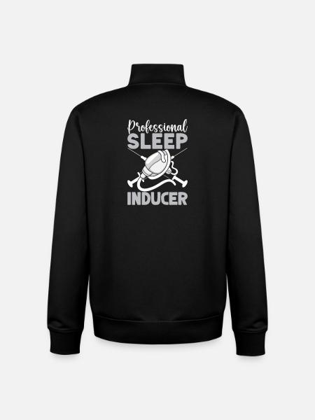 Anesthesiologist Sleep Inducer Anesthesia - Unisex Organic Zip Sweatshirt by Stanley/Stella - black
