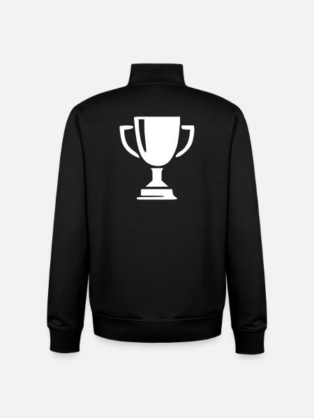 Cup Victory Gift Sportsman - Unisex Organic Zip Sweatshirt by Stanley/Stella - black