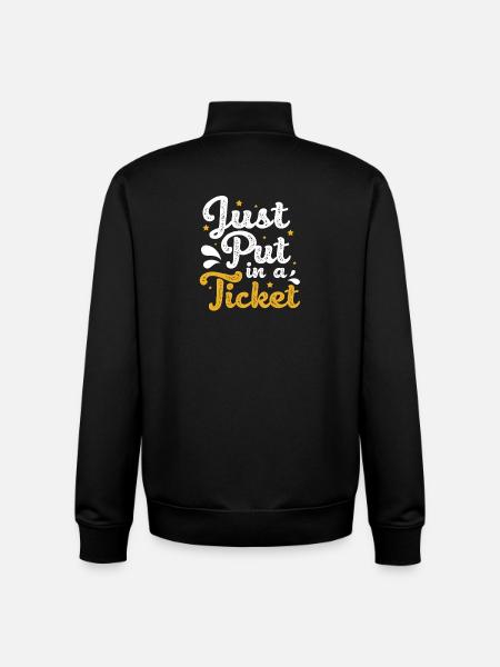 Tech Support - Unisex Organic Zip Sweatshirt by Stanley/Stella - black
