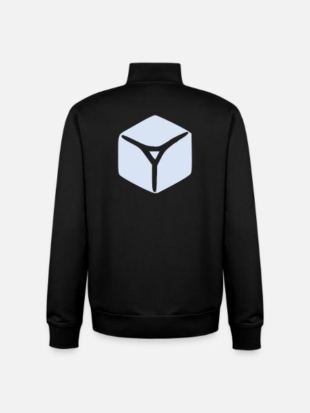 Eiswürfel Eis Geschenk  - Unisex Organic Zip Sweatshirt by Stanley/Stella - black
