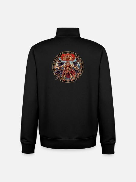 Team Bride Mandala Power - Unisex Organic Zip Sweatshirt by Stanley/Stella - black