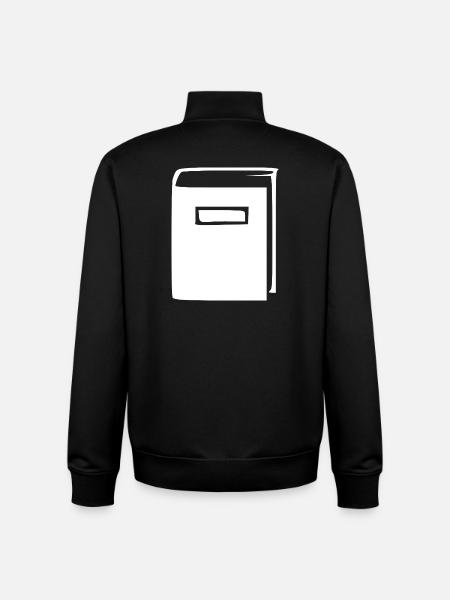 White Book - Unisex Organic Zip Sweatshirt by Stanley/Stella - black