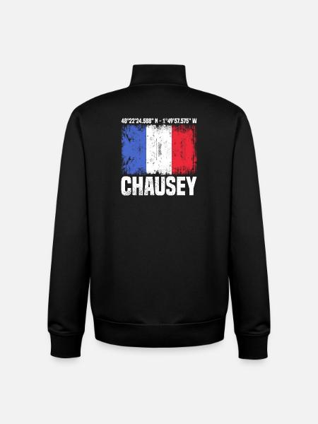 Chausey Coordinates - Unisex Organic Zip Sweatshirt by Stanley/Stella - black