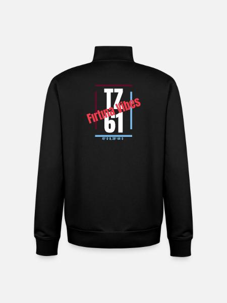 Firtina Vibes Trabzon - Unisex Organic Zip Sweatshirt by Stanley/Stella - black